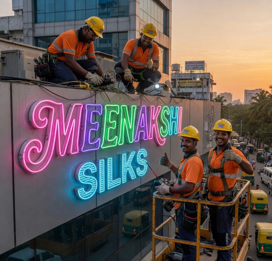 BRS SIIGNS Professional Signage Installation Team — Tamil Nadu, India