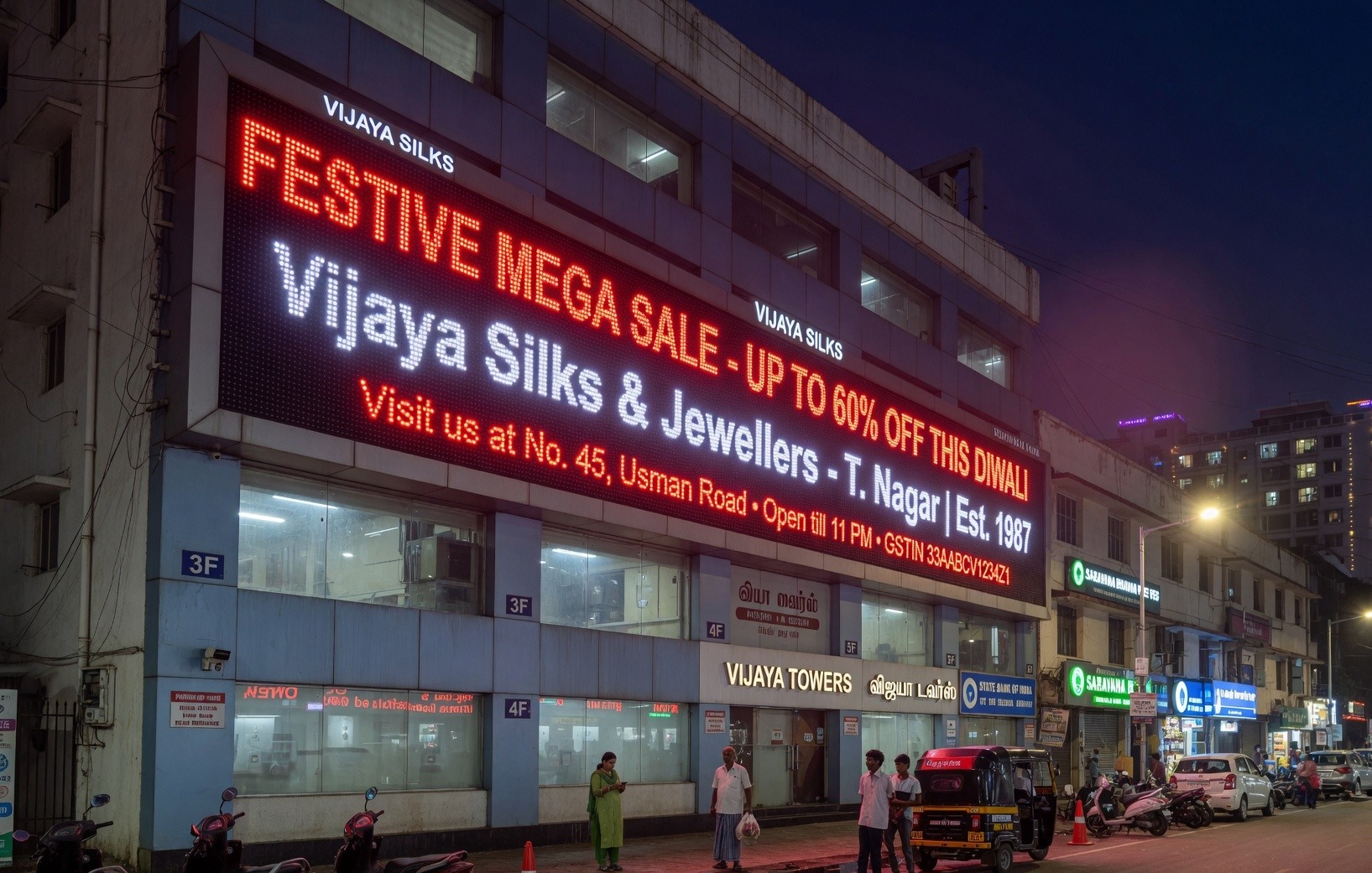 LED Running Display Boards Tamil Nadu by BRS SIIGNS — Outdoor Signage India