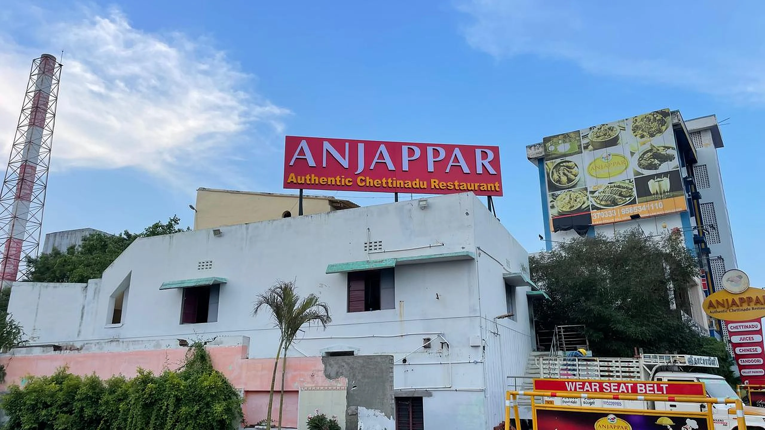 LED running display Chennai restaurant hoarding message placement by BRS SIIGNS