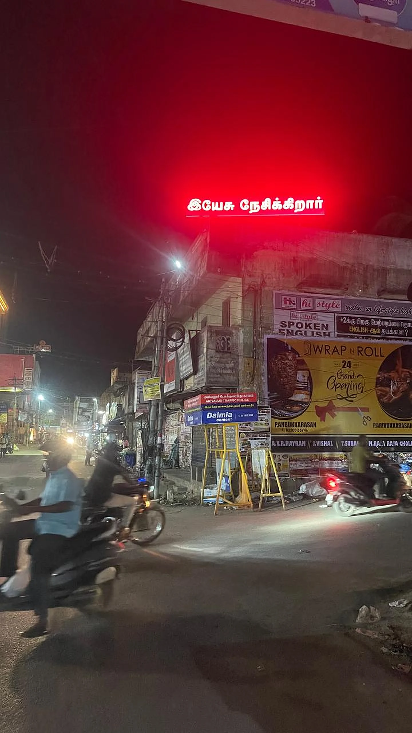 LED running display Chennai Tamil message visibility reference by BRS SIIGNS