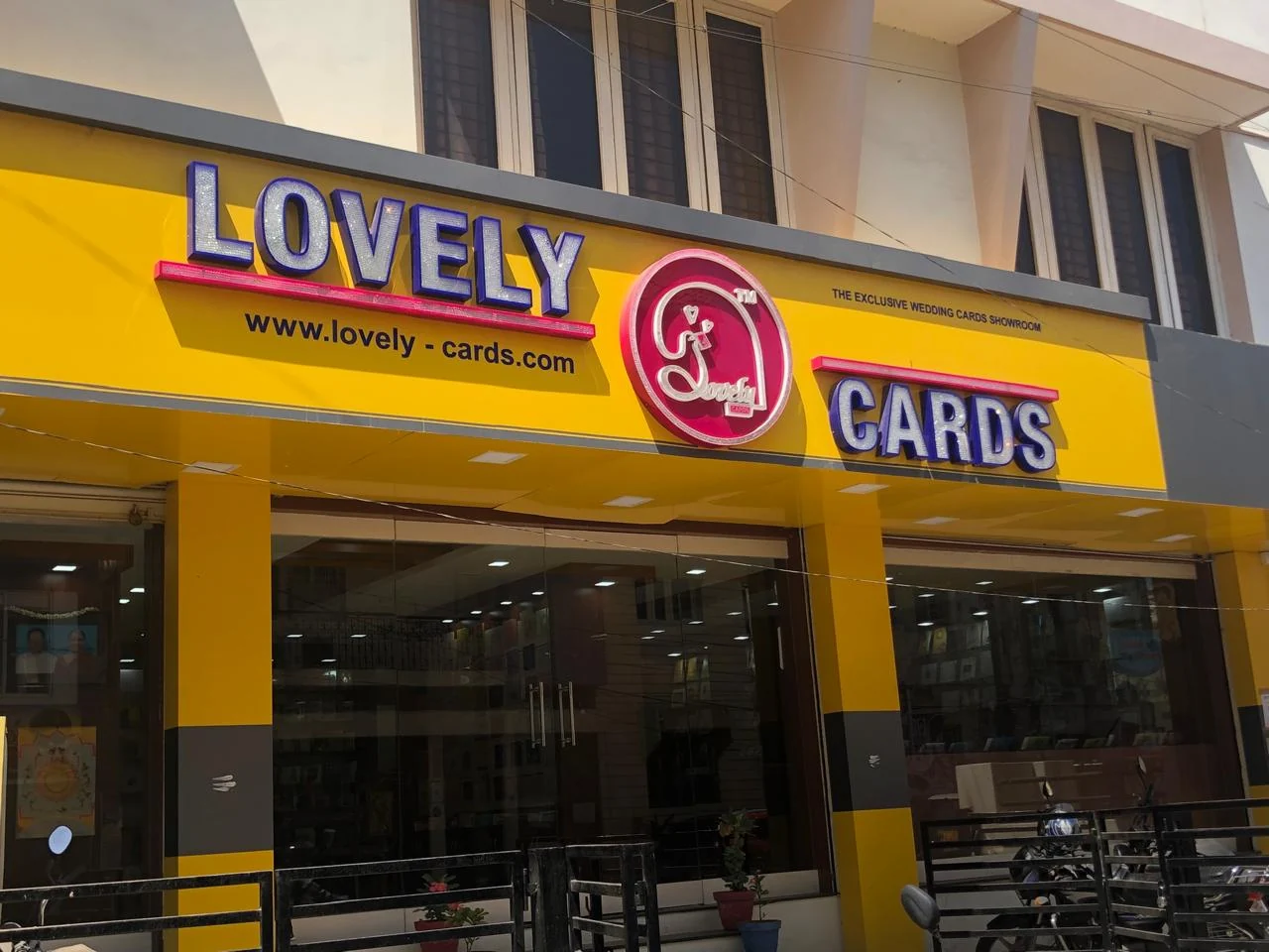 3D acrylic letters Chennai retail facade sign by BRS SIIGNS