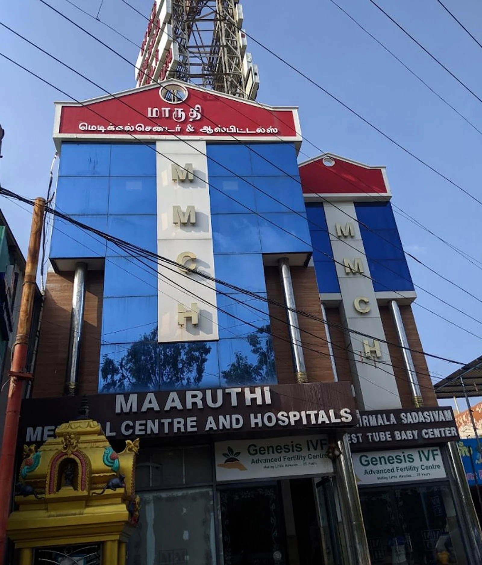acrylic sign board Chennai hospital facade signage planning by BRS SIIGNS